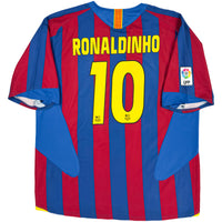 2005-06 FC Barcelona Home Shirt Ronaldinho