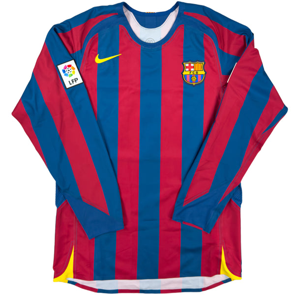 2005-06 FC Barcelona Koszulka domowa Ronaldinho Reedycja