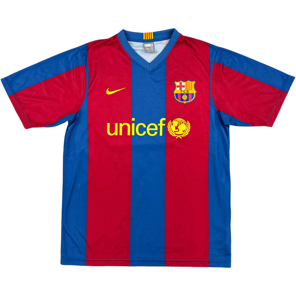 2007-08 Barcelona Thuis Shirt Ronaldinho - Oldschool Voetbalshirts