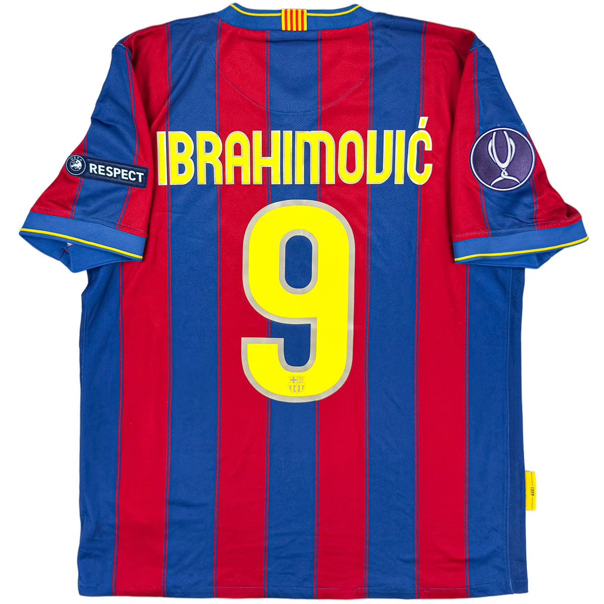2009-10 Barcelona Thuis Shirt Ibrahimovic - Oldschool Voetbalshirts