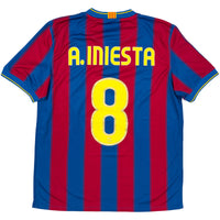 2009-10 FC Barcelona Heimtrikot Iniesta