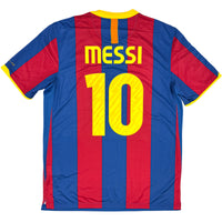 2010-11 FC Barcelona Home Shirt Messi