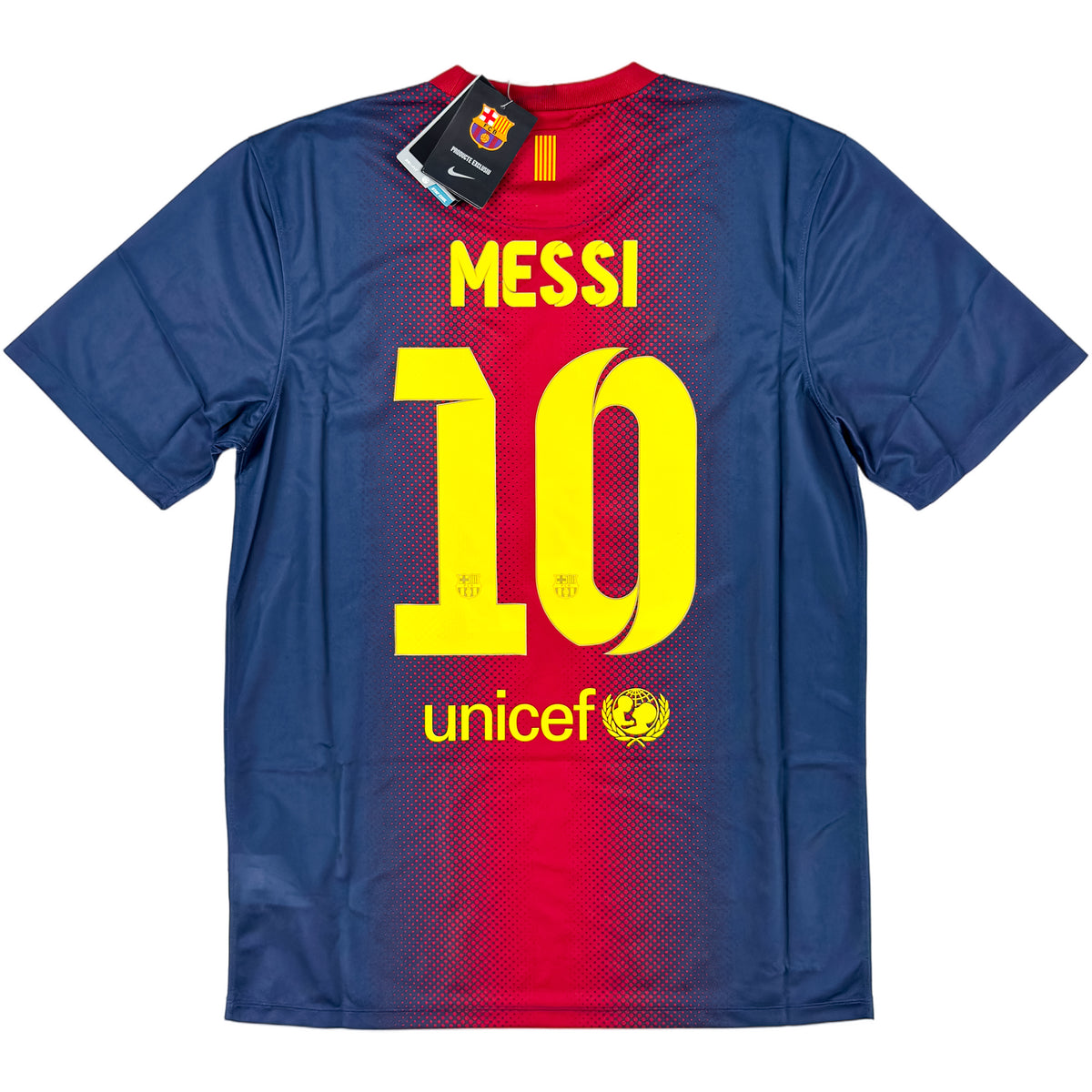2012-13 Barcelona Thuis Shirt Messi - Oldschool Voetbalshirts