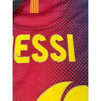 2012-13 Barcelona Thuis Shirt Messi - Oldschool Voetbalshirts