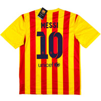 2013-14 FC Barcelona Away Shirt Messi