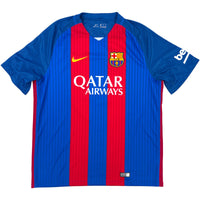 Camisola principal do FC Barcelona 2016-17 Neymar