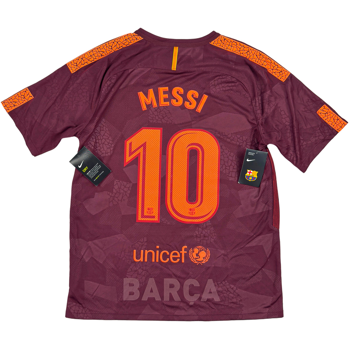 2017-18 FC Barcelona Drittes Trikot Messi