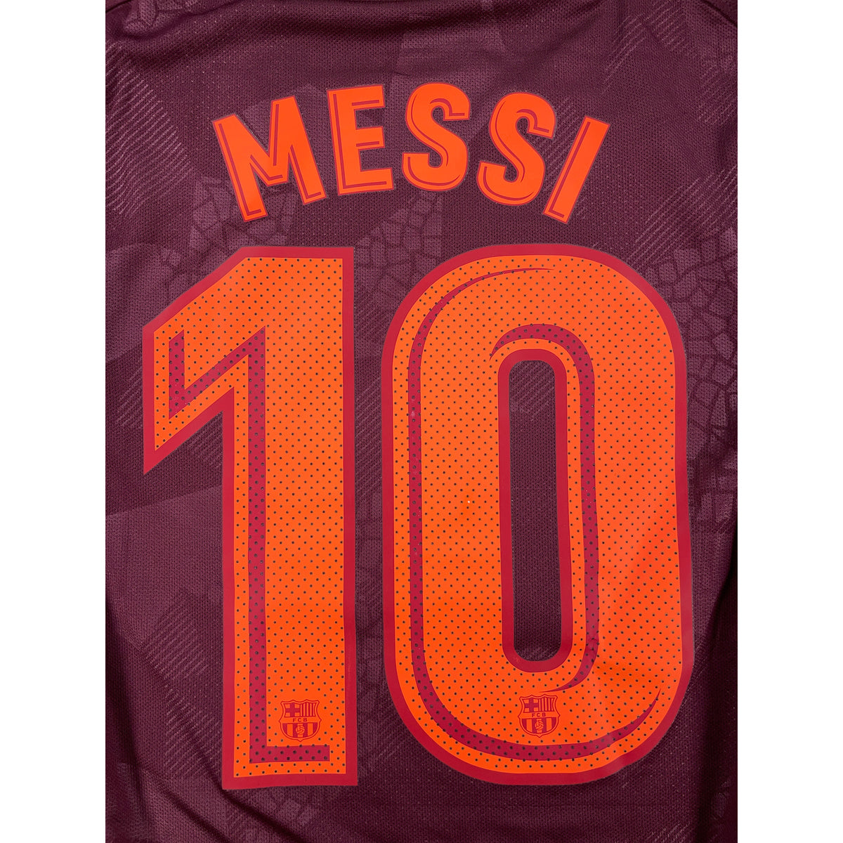 2017-18 FC Barcelona Drittes Trikot Messi