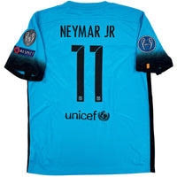 2015-16 Barcelona Third Shirt Neymar Jr #11 - 8/10 - (L)