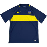 2016-17 Boca Juniors Thuis Shirt - 9/10 - (XL) - Oldschool Voetbalshirts