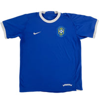 2006 Brazilie WK Uit Shirt - 8/10 - (M)