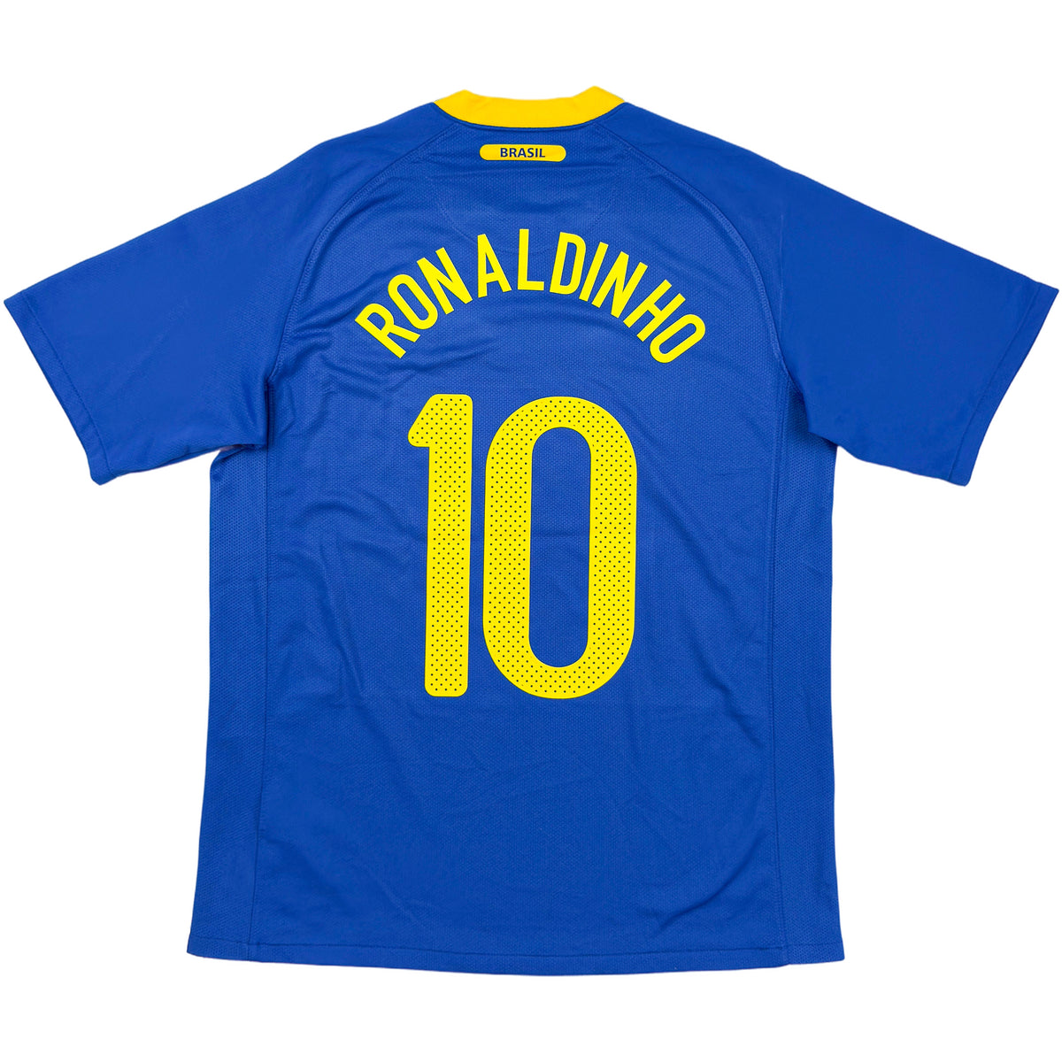 Camiseta visitante de Brasil 2010-11 Ronaldinho