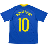 Camiseta visitante de Brasil 2010-11 Ronaldinho