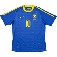 Camiseta visitante de Brasil 2010-11 Ronaldinho