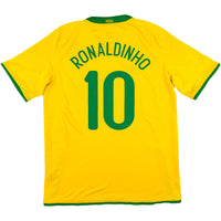 2008-10 Brazilië Thuis Shirt Ronaldinho