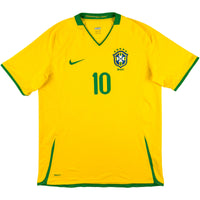 2008-10 Brazilië Thuis Shirt Ronaldinho