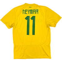 2011 Brazilië Thuis Shirt Neymar - Oldschool Voetbalshirts