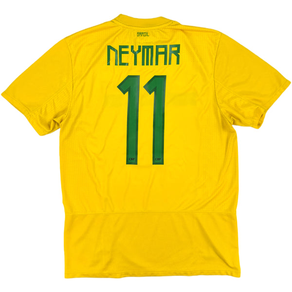 2011 Brazilië Thuis Shirt Neymar - Oldschool Voetbalshirts