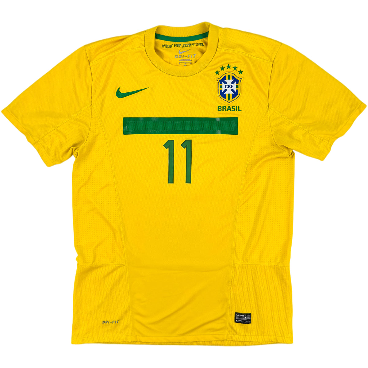 2011 Brazilië Thuis Shirt Neymar - Oldschool Voetbalshirts
