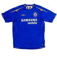 2005-06 Chelsea Thuis Shirt Drogba - 10/10 - (L) - Oldschool Voetbalshirts
