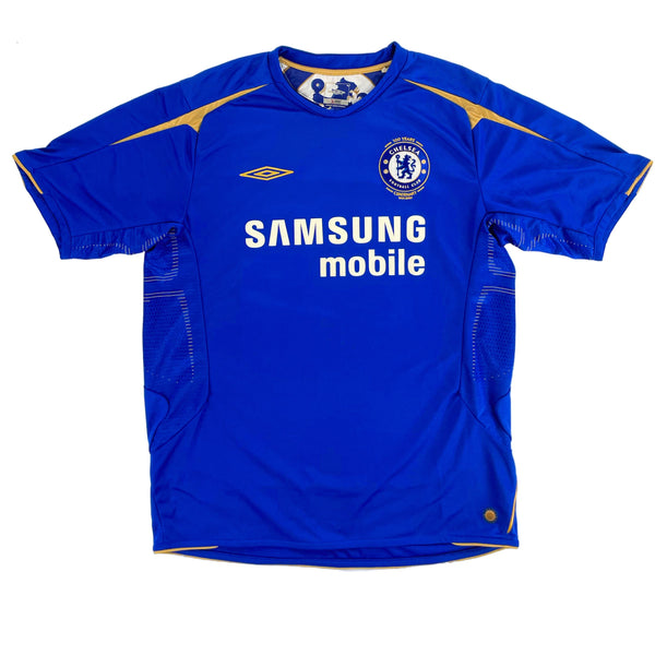 2005-06 Chelsea Thuis Shirt Drogba - 10/10 - (L) - Oldschool Voetbalshirts
