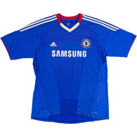 2010-11 Chelsea Thuis Shirt Drogba - 9/10 - (XL) - Oldschool Voetbalshirts