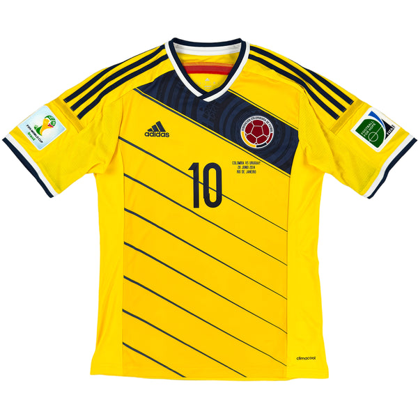 2014 Colombia World Cup Home Shirt James Rodriguez