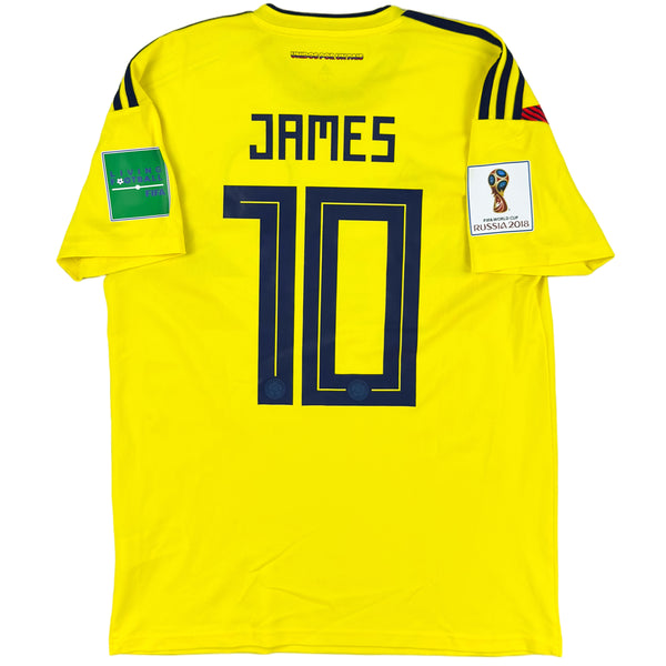 2018 Colombia WK Thuis Shirt James - Oldschool Voetbalshirts
