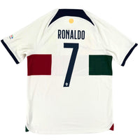 2022 Portugal WK Uit Shirt Ronaldo #7 - 8/10 - (L) - Oldschool Voetbalshirts