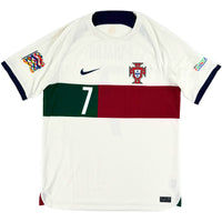 2022 Portugal WK Uit Shirt Ronaldo #7 - 8/10 - (L) - Oldschool Voetbalshirts