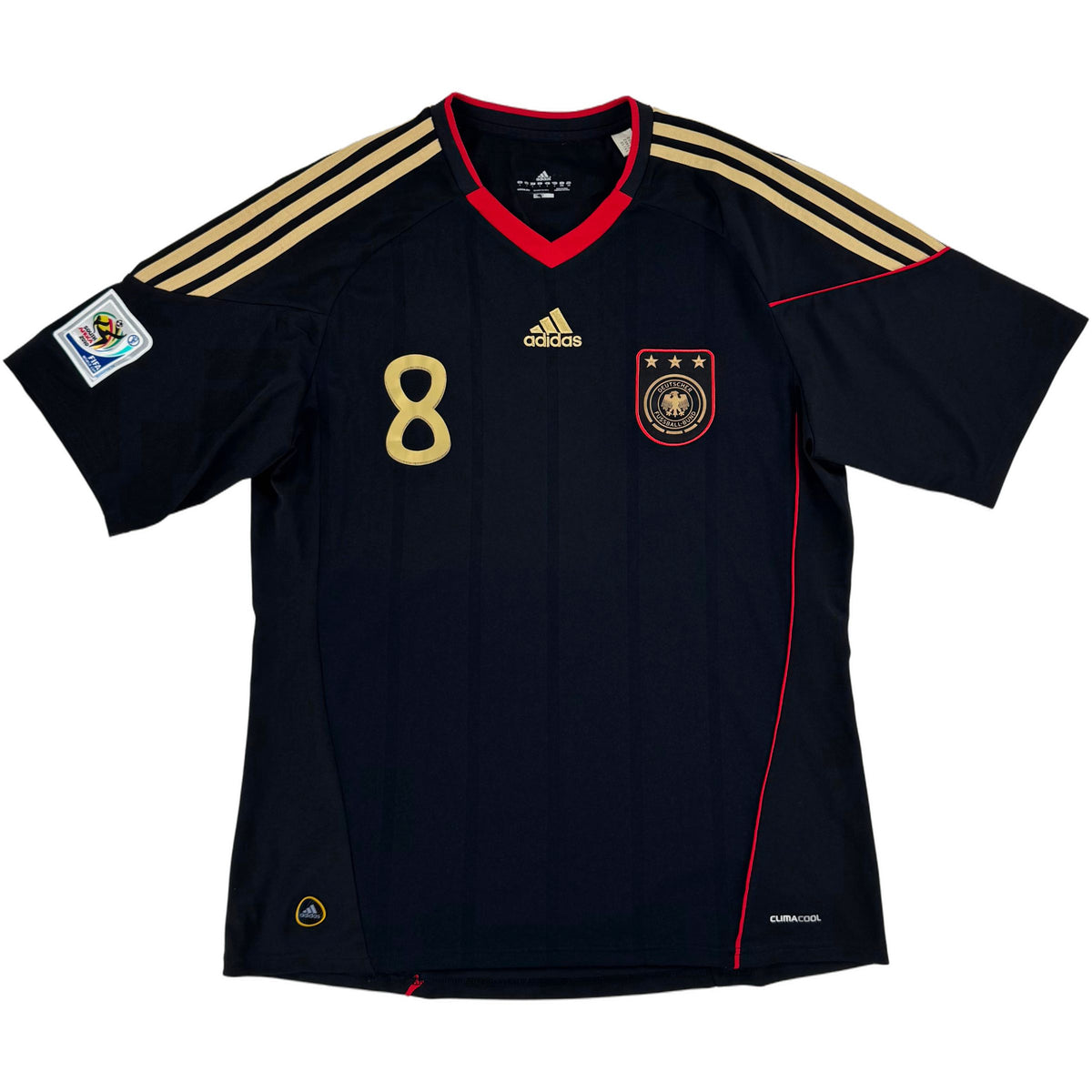 2010 Duitsland WK Uit Shirt Özil #8 - 10/10 - (L) - Oldschool Voetbalshirts