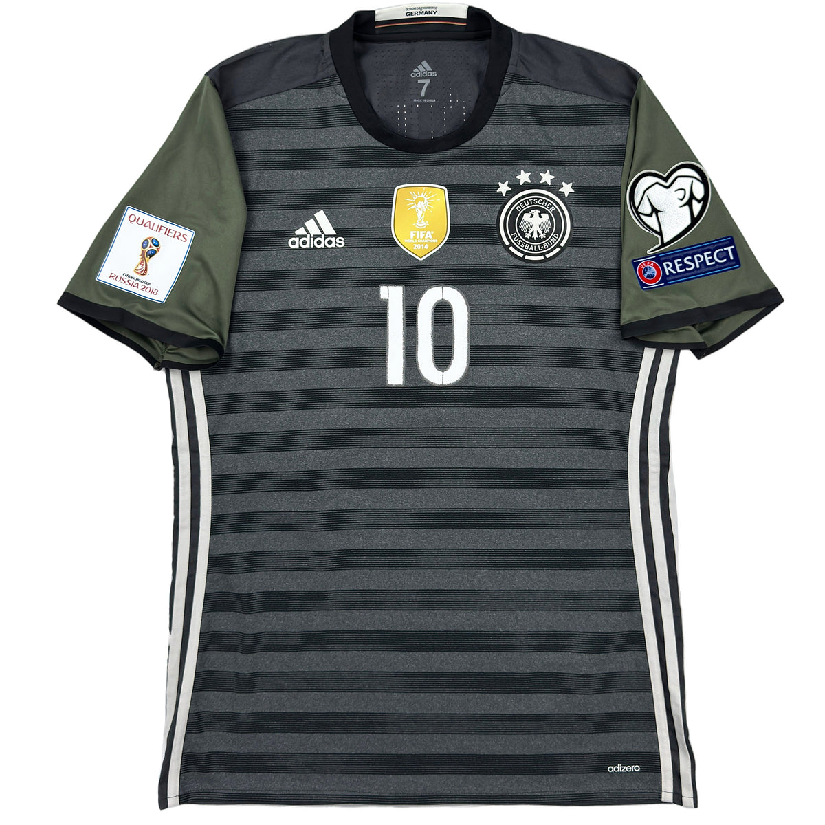 Maillot extérieur Player Issue Allemagne 2016-17 Özil