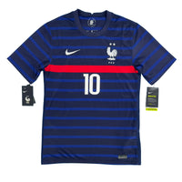 EK 2020 Frankrijk Thuis Shirt Mbappé #10 - 10/10 - (S) - Oldschool Voetbalshirts