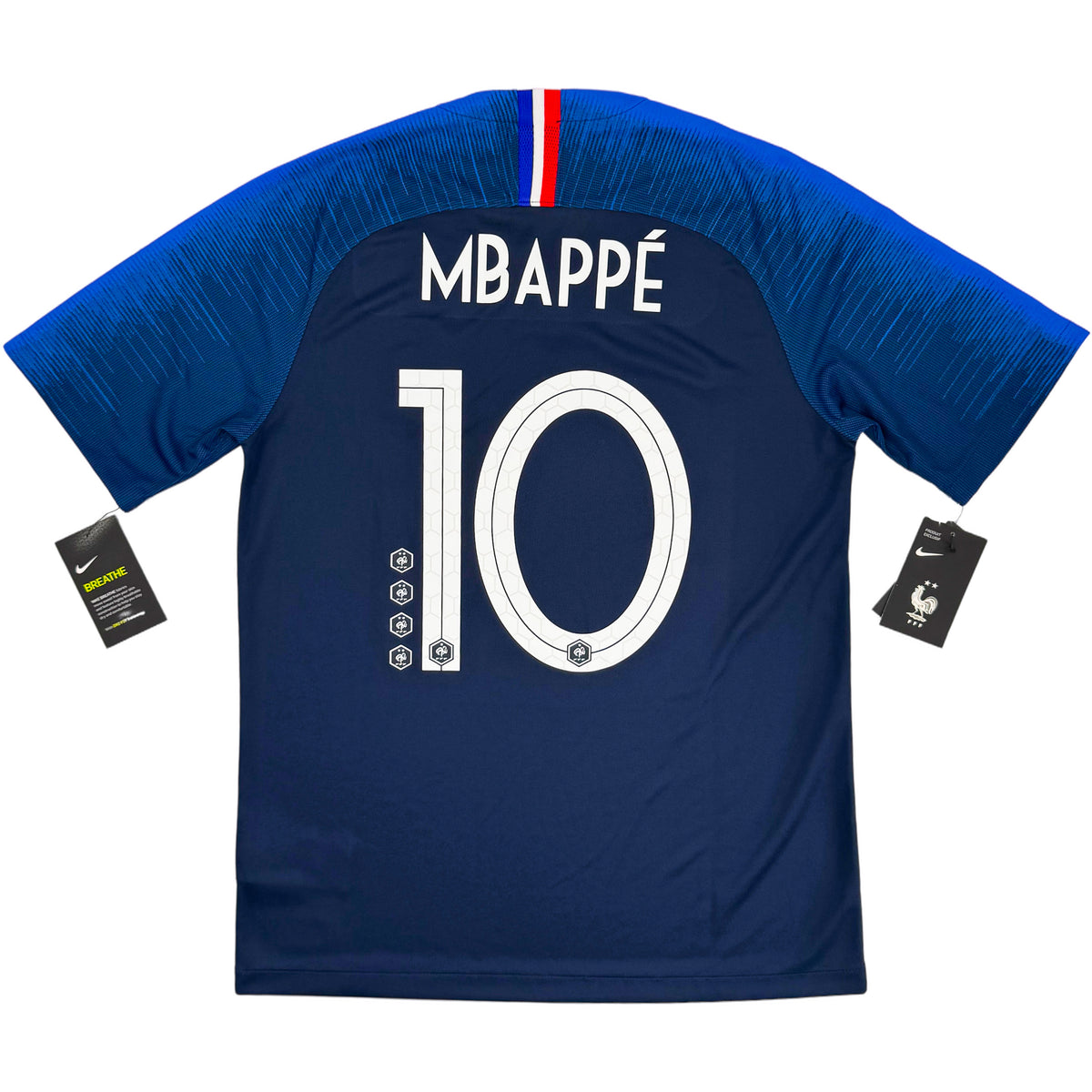 2018 Frankrijk WK Thuis Shirt Mbappé - Oldschool Voetbalshirts