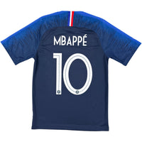 2018 Frankrijk WK Thuis Shirt Mbappé - Oldschool Voetbalshirts