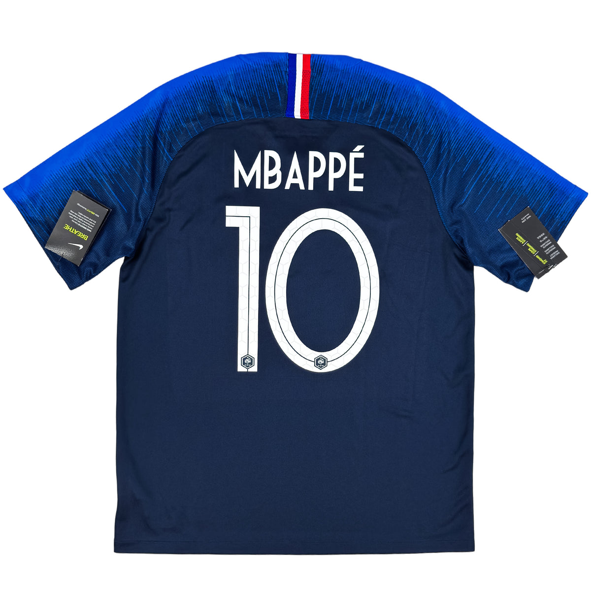 2018 Francja Domowa koszulka Mistrzostw Świata Mbappé
