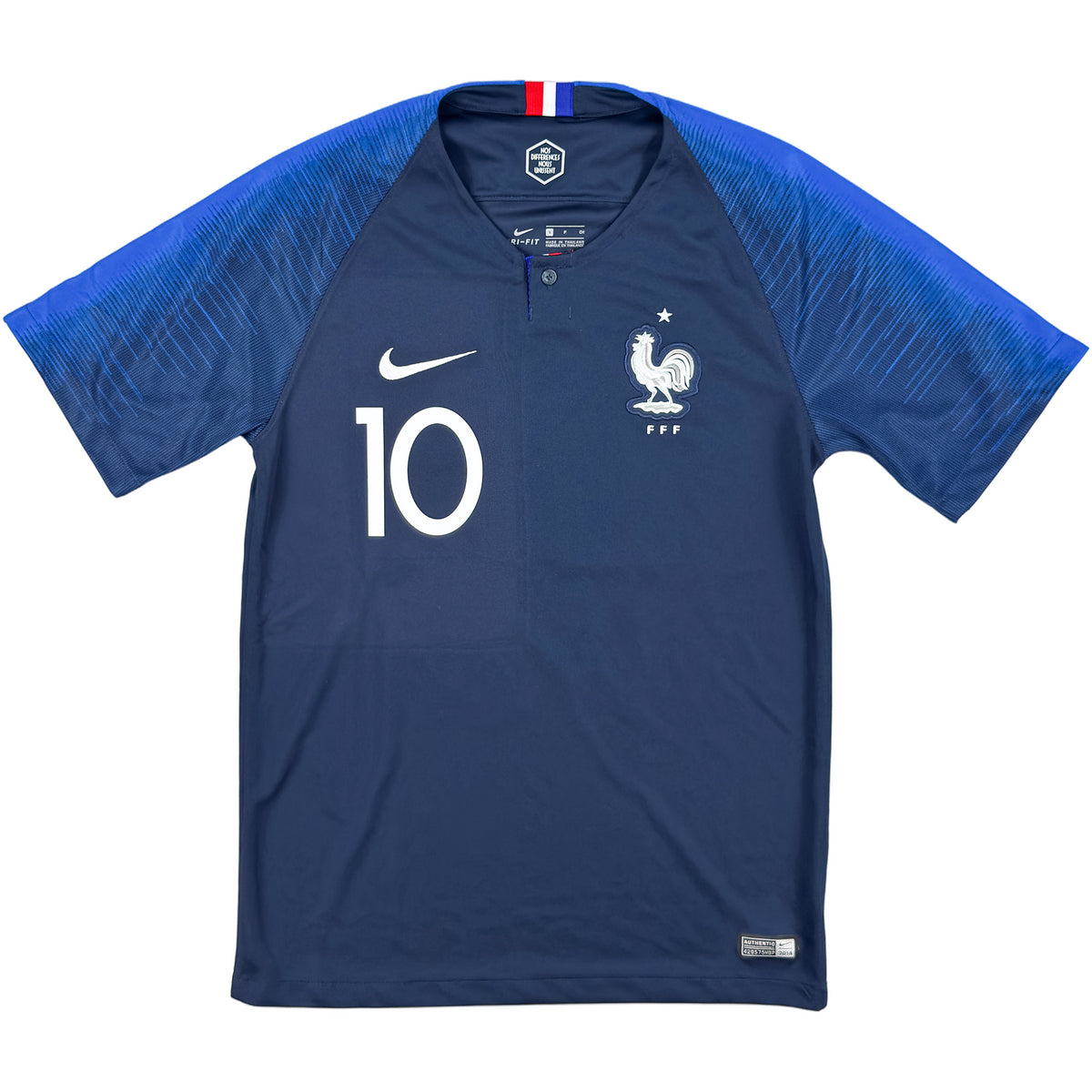 2018 Frankrijk WK Thuis Shirt Mbappé - Oldschool Voetbalshirts