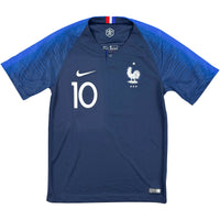 2018 Frankrijk WK Thuis Shirt Mbappé - Oldschool Voetbalshirts
