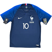 2018 Francja Domowa koszulka Mistrzostw Świata Mbappé