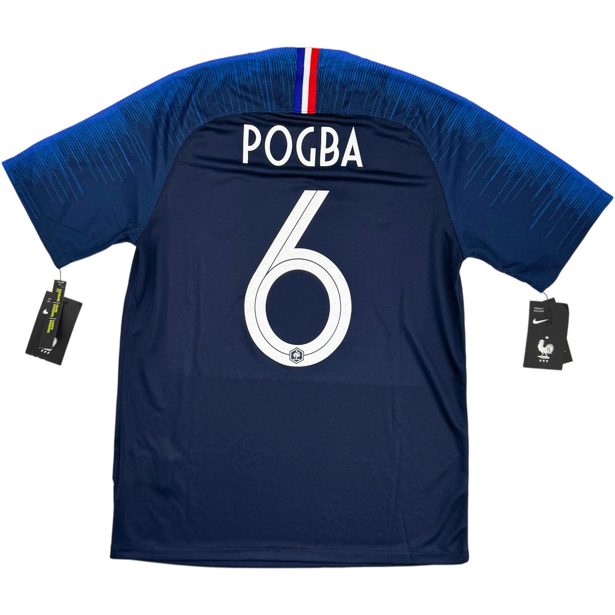 2018 Frankrijk WK Thuis Shirt Pogba - Oldschool Voetbalshirts