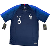 2018 Frankrijk WK Thuis Shirt Pogba - Oldschool Voetbalshirts