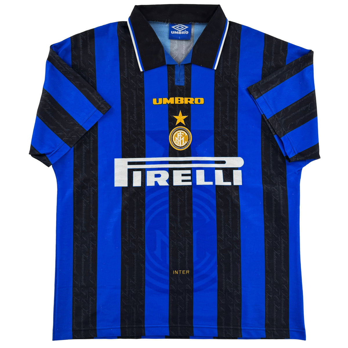 1996-97 Inter Milan Thuis Shirt - 8/10 - (L)