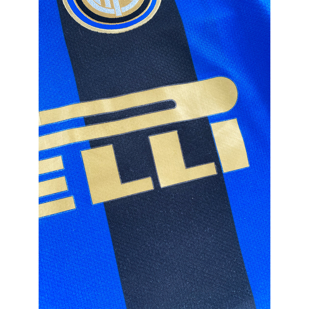 2008-09 Inter Milan Thuis Shirt Adriano - Oldschool Voetbalshirts