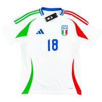 2024 Italië EK Uit Shirt Barella - Oldschool Voetbalshirts