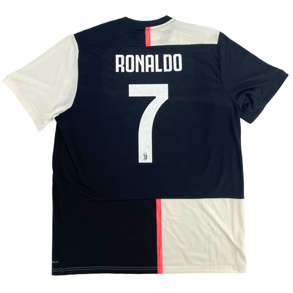 2019-20 Juventus Thuis Shirt Ronaldo - 9/10 - (XL) - Oldschool Voetbalshirts