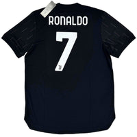 2021-22 Juventus Player Issue Uit Shirt Ronaldo - Nieuw - (L) - Oldschool Voetbalshirts