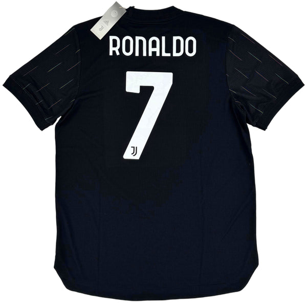 2021-22 Juventus Player Issue Uit Shirt Ronaldo - Nieuw - (L) - Oldschool Voetbalshirts