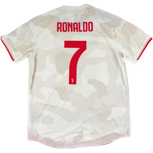 2019-20 Juventus Player Issue Uit Shirt Ronaldo - 9/10 - (L) - Oldschool Voetbalshirts