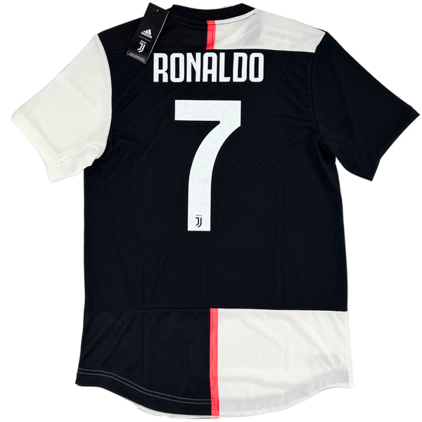2019-20 Juventus Player Issue Thuis Shirt Ronaldo - Nieuw - (M) - Oldschool Voetbalshirts