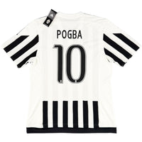 2015-16 Juventus Home Shirt Pogba